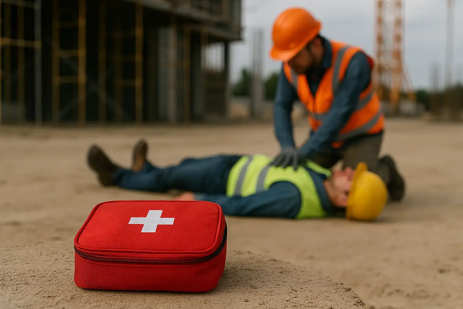Intervento di primo soccorso sul lavor